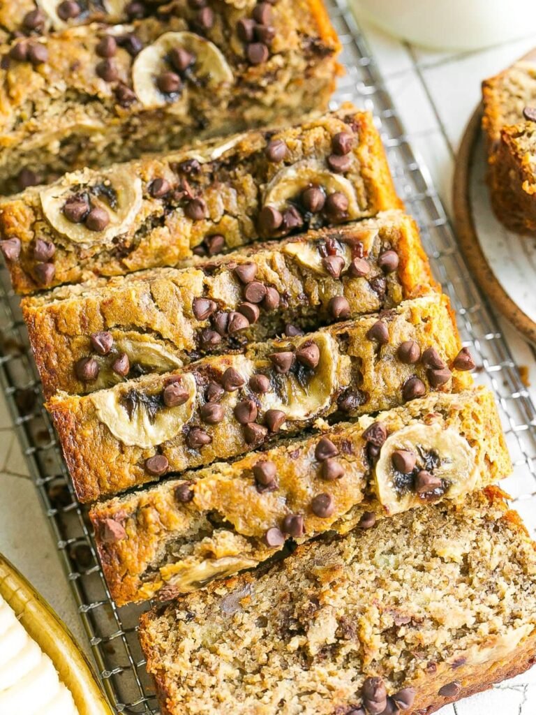 Banana Bread Recipe With Walnuts and Chocolate Chips