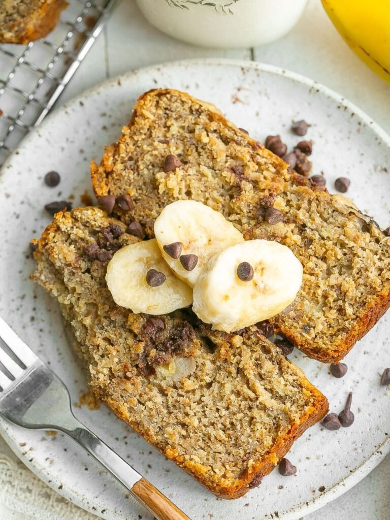 Ingredients for Banana Bread With Walnuts and Chocolate Chips